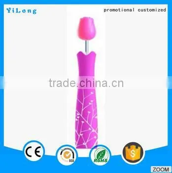 2016 Rose Promotional Folding Sun Design Lady Straight Umbrella photo-2