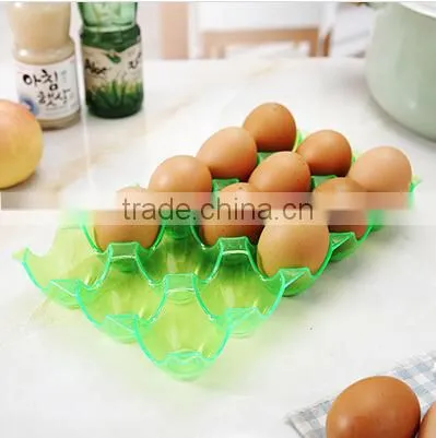 Small Order Portable 15 Lattices Plastic Egg Storage Box photo-5