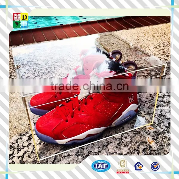 Latest Acrylic Shoe Box With Lid Hot Sale Custom Design Acrylic Shoe Case Acrylic Shoe Display photo-2