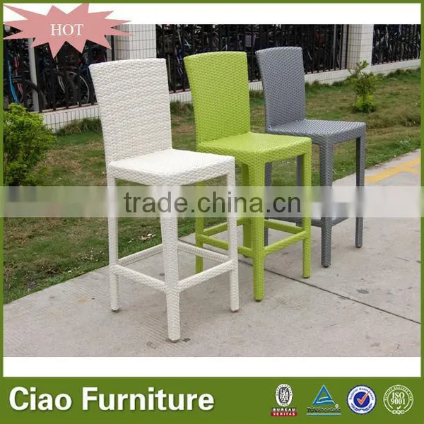 Modern Design Rattan Bar Stool Furnture Cheap High Bar Chair photo-2