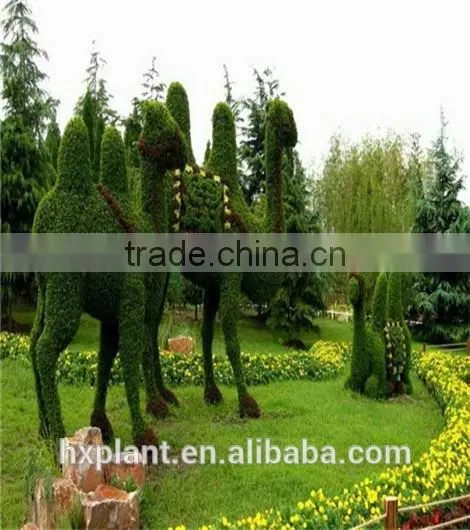 Small Sculpture Aritificial Green Sculpture Plastic Fake Plant Artificial Sculpture Artificial Plastic Statue photo-5