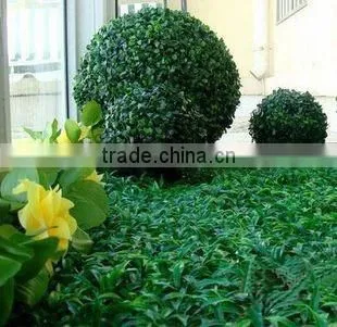 Plastic Grass Ball Ornament Factory Price Artificial Grass Topiary photo-6