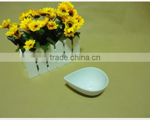 Wholesale High Quality White Ceramic Olive Shape Dish photo-4