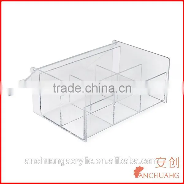 Acrylic Tea Bag Holder 6 Compact Tea Bag Organizer photo-2