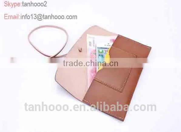 Wholesale Fashion Brand Folding Genuine Women Leather Wallet for Lady photo-3
