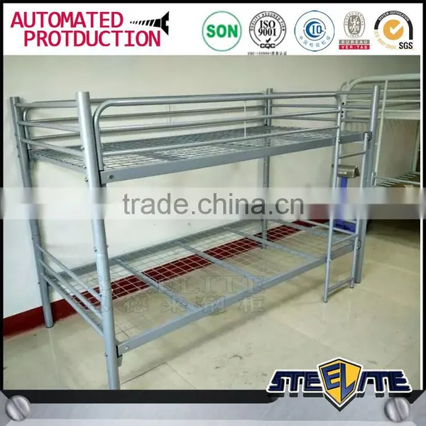 China Manufacturer Metal Children Bunk Bed Double Decker Iron Bed for Workers photo-2