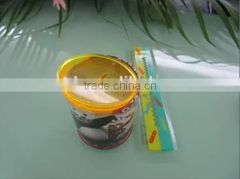 Round Cute Coin Bank Tin Case With Plastic Lid photo-3