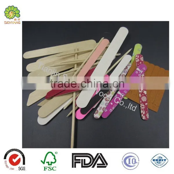 Large Small Petite Wooden Applicator for Facial&body Waxing photo-5