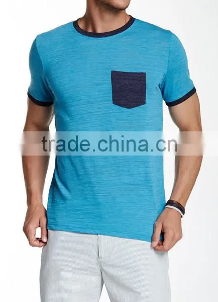 T-shirts in Bulk Men's Short Sleeve Plain Dyed Solid Color Trends T-shirts With Pocket Plain White T-shirts photo-5