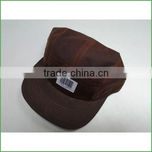 New Floral 5 Panel Hat / Cap With Oil Wax Fabric photo-3