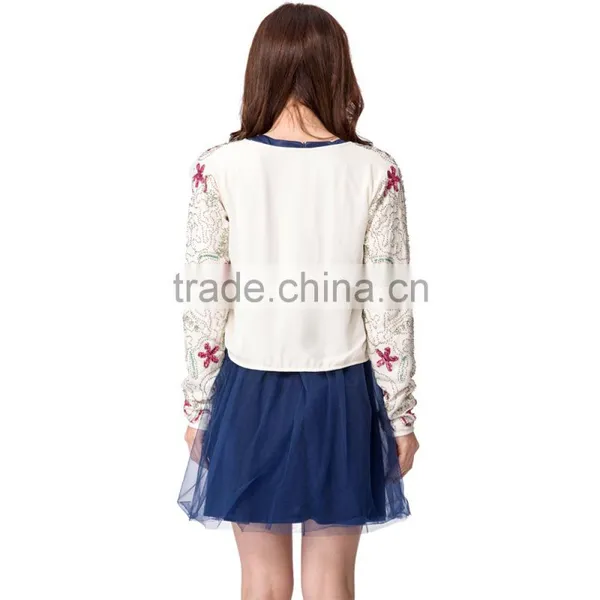 Domin Fashion Latest Beading and Sequin Lady Coat photo-6