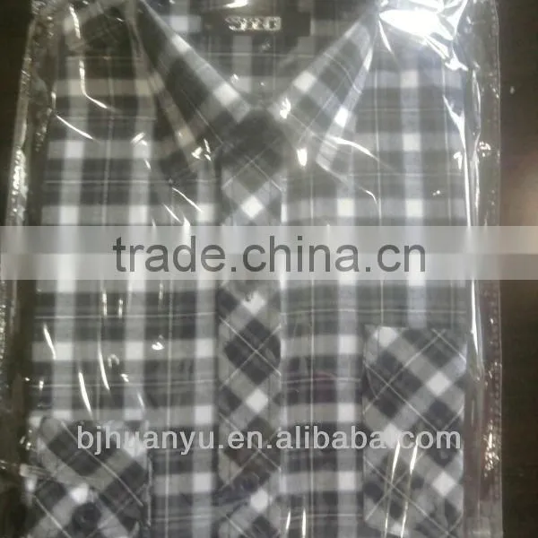 Men Adult Business Casual Party Wear TC/CVC/100%cotton Fabric Shirts Cheap on Sale