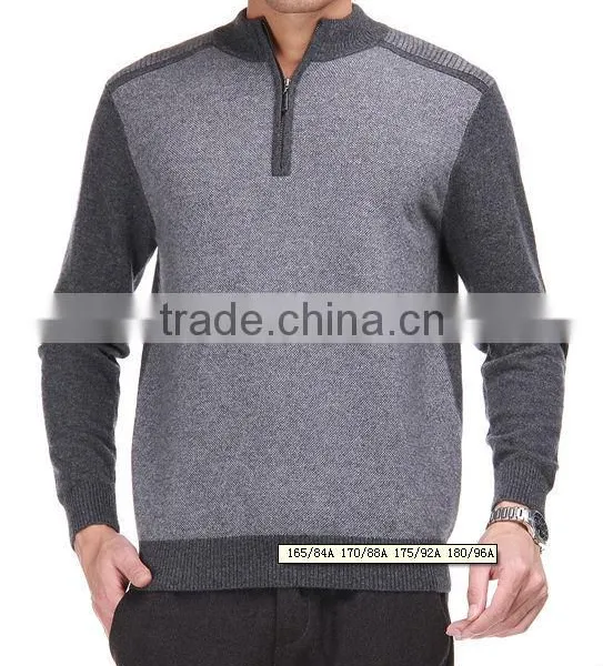 Latest Styles of Men's Exquisite Workmanship Cashmere Pullover