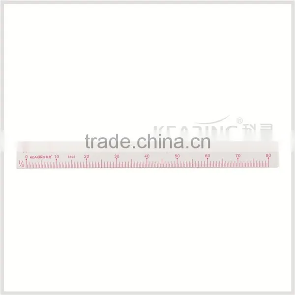 Kearing Brand 1/4&1/5 Plastic Sandwich Line Scale Ruler for Fashion Design #8502 photo-2