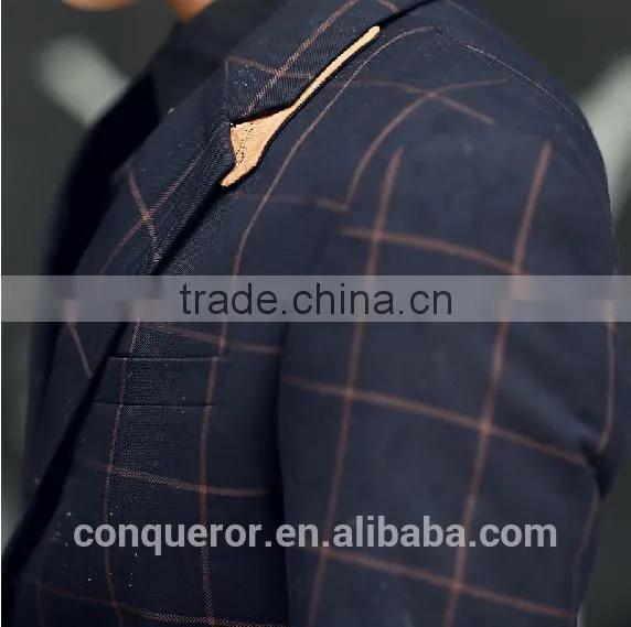 Grid Window Pane Man Suit.BSPL0638 photo-4
