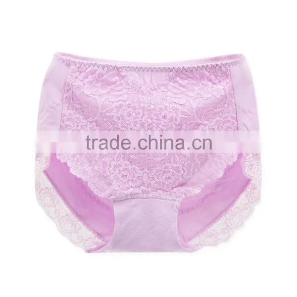 Professional Factory Custom High Quality 95% Cotton 5% Spandex With Lace Sexy Fancy Woman Underwear photo-3