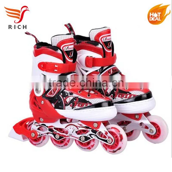 Kids Footwear Flashing Roller Inline Skate Shoe for Sale photo-3