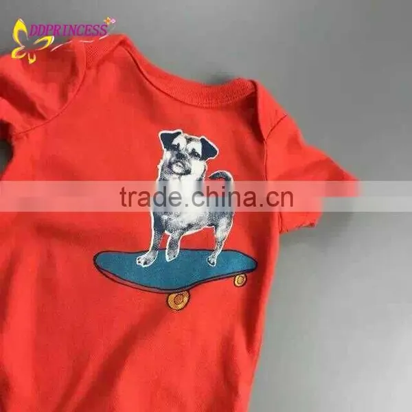 Newborn Baby Short-Sleeved Bodysuit With A Adorable Print photo-5