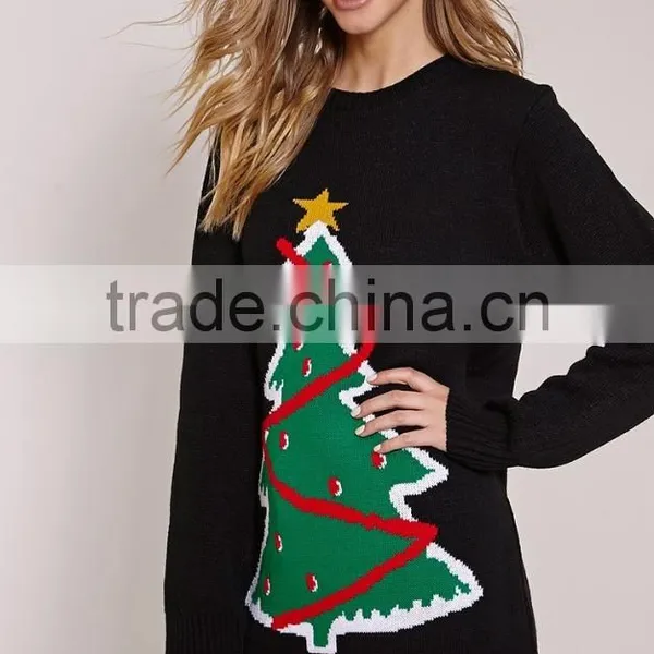Customized New Fashion Christmas Sweater With Round Neck photo-3
