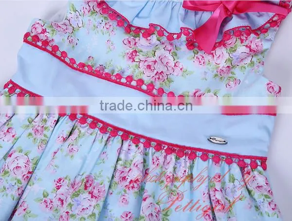 Red Tassel Girl Child Dress Baby Wear Clothes photo-5