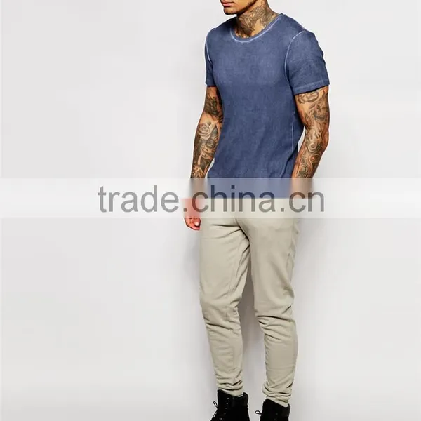 2017 Summer Guangzhou Shandao OEM 180g Cotton Spandex Short Sleeve Round Neck T Shirt Design photo-5