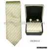 Silk Necktie With Cuff Link and Hanky