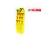 Compartment Cardboard Shop Display Stands With Colorful Printing , Pockets
