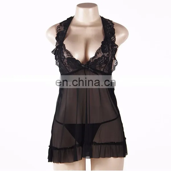Popular Hot Backless Sexy Night Dress for Fat Ladies photo-4