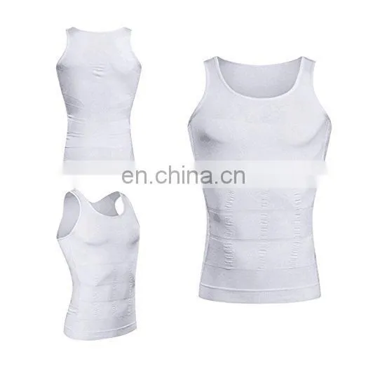 Men's Elastic Sculpting Vest Thermal Compression Base Layer Slim Tank photo-3