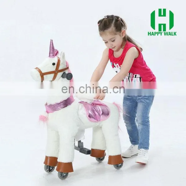 Hot Sale Rocking Horse With Wheels, Riding Toy Horse on Wheels for Kid and Adult photo-3