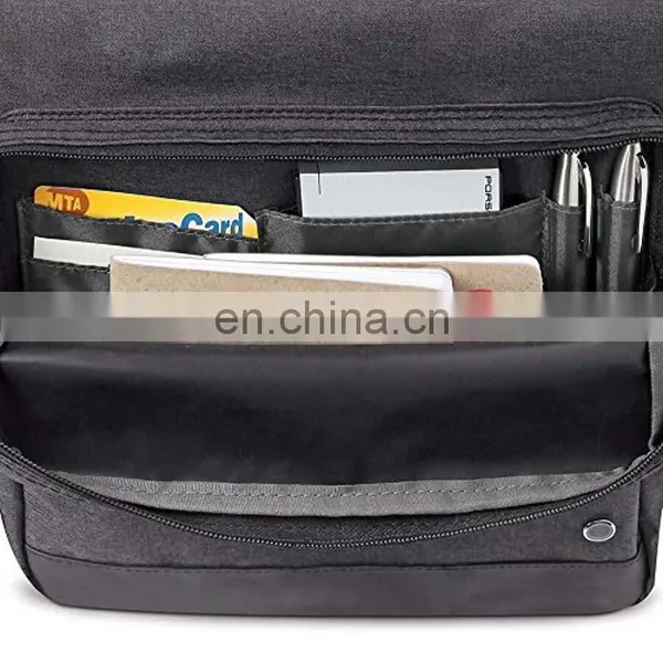 Grey 15.6" Laptop Hybrid Briefcase Backpack photo-5