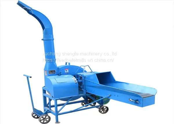 Corn Straw, Rice Straw Chaff Cutter Machine for Small Poultry Farm