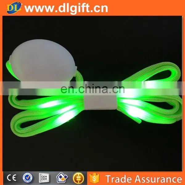 Wholesale Nylon LED Glitter Shoelace With 10 RGB Lights photo-2