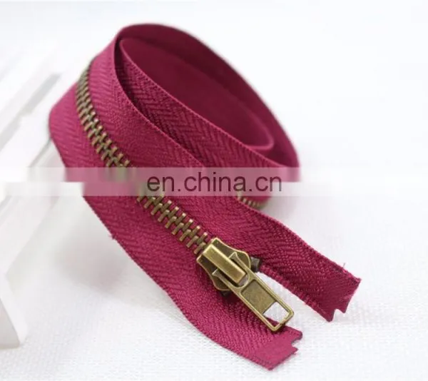6 Colors Available,Close-open Metal Zippers With Pearl Slider, Multi-color #5 Zippers For DIY Sewing photo-2