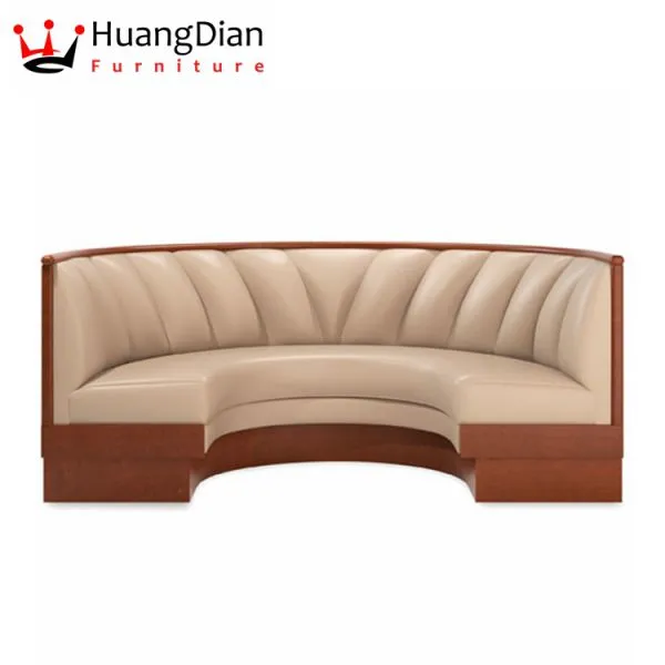 U Shape Restaurant Furniture Dining Booth Seating (HD649)