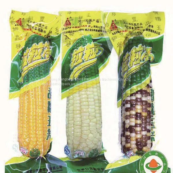 Sweet Corn Vacuum Packing Machine Stretch Film Vacuum Packaging Machine for Fresh Vegetable