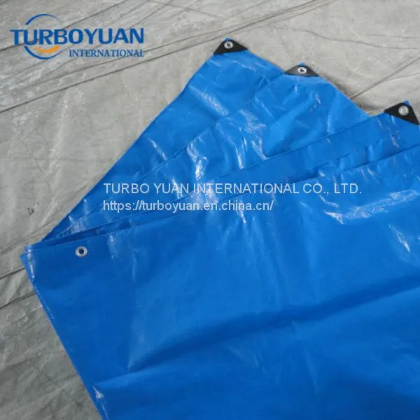 HDPE Woven Fabric Fireproof Plastic Hay Tarp to Cover photo-3