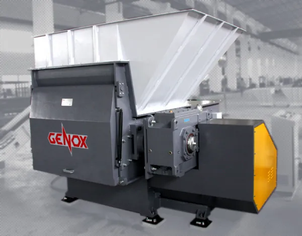 High Efficiency Weste Tires/Soild Plastic/Wood Two Shaft Shredder photo-2