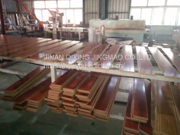 HDF MDF Wood Grain Laminate Wood Flooring From China Manufacture photo-2