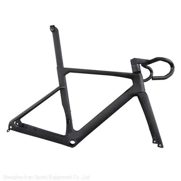 Wholesale Light T700+T800 AERO Disc Carbon Road Frame for Road Bicycles
