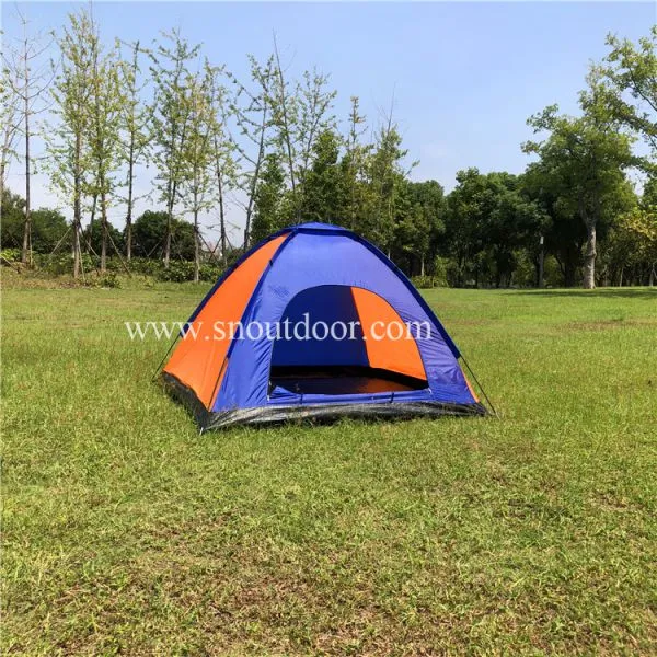 3 Person Camping Tent Hiking Tents Single Layer RainProof For Outdoor Sports photo-5