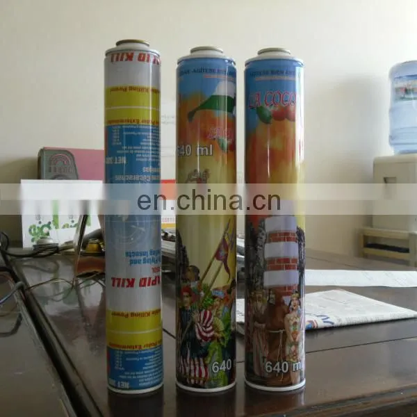 Christmas Snow Spray Can Tall Tinplate Aerosol Spray Can for Carousel Tin Box
