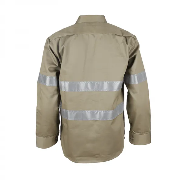 Customizable Men' S High Visibility Fireproof Work Shirt photo-4