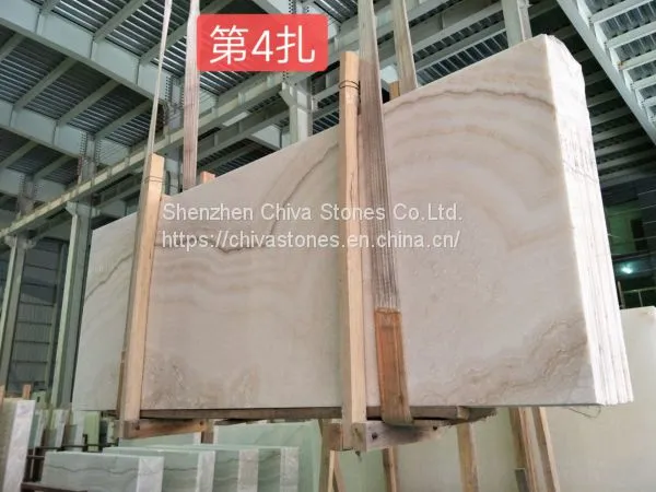 Cappuccino White Coffee Onyx Crystal Wall Tiles Translucent Natural Stone Tiles photo-3