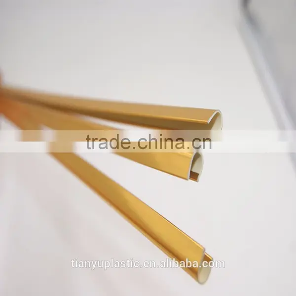 Hard High Glossy Shiny Golden Plastic U Shape Plastic Strip for KT Board Advertisement Board photo-3