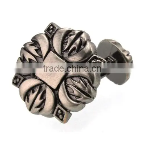 Men's Cufflinks New Anti-silver Cuff Lins for Shirt 22mm M3538 photo-2