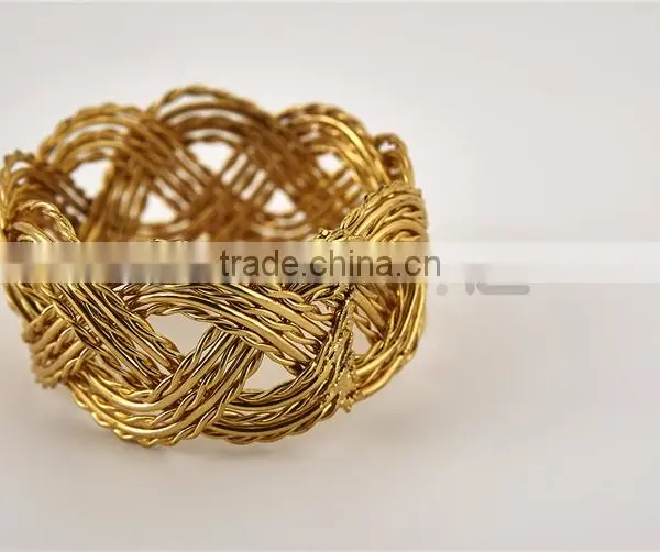 2016 New Arrival Popular Hot Sale Flower Wedding Napkin Rings For Wedding photo-4