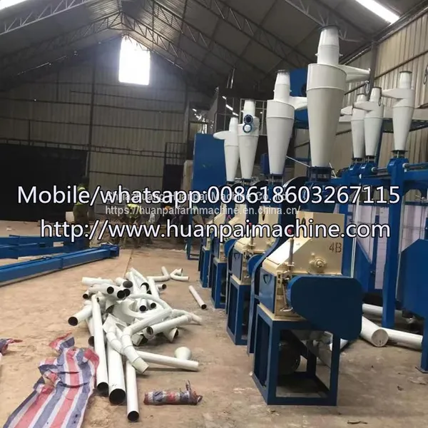 Agricultural Maize Corn Flour Mill Plant Corn Grits Making Machine Semolina Making Machine photo-3