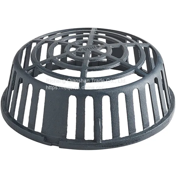 Large Sump 15 Inches Cast Iron Roof Drain With 8 Inch No-Hub Outlet for Roof Drainage photo-2