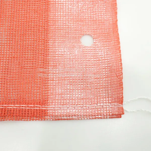 Leno Mesh Bag With Printed Label For Garlic With UV Treated And Color File photo-2